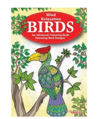 Adult Advanced Colouring Book Birds