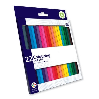Pack Of 22 Coloured Pencils