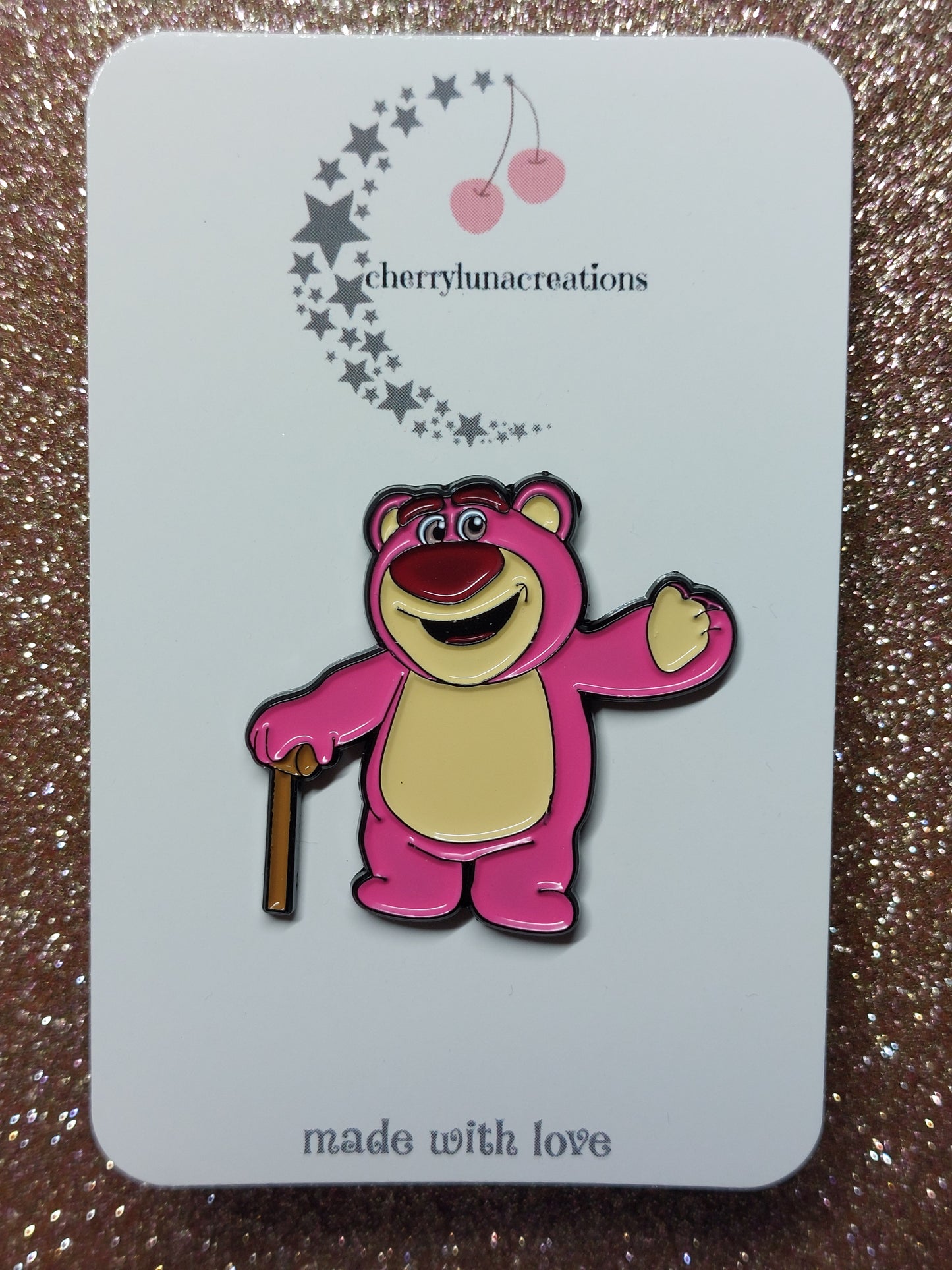 Lotso Enamel Pin Badge