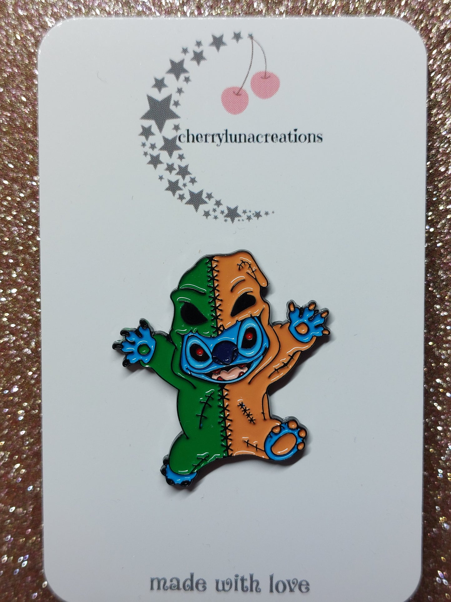 Stitch Oogie Enamel Pin Badge