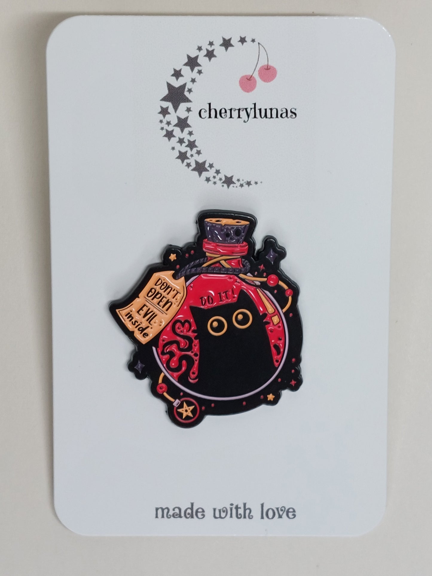 Cat Enamel Pin Badge