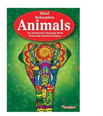 Adult Relaxation Colouring Book Animals