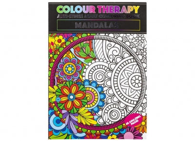 Colour Therapy Mandalas Book A4