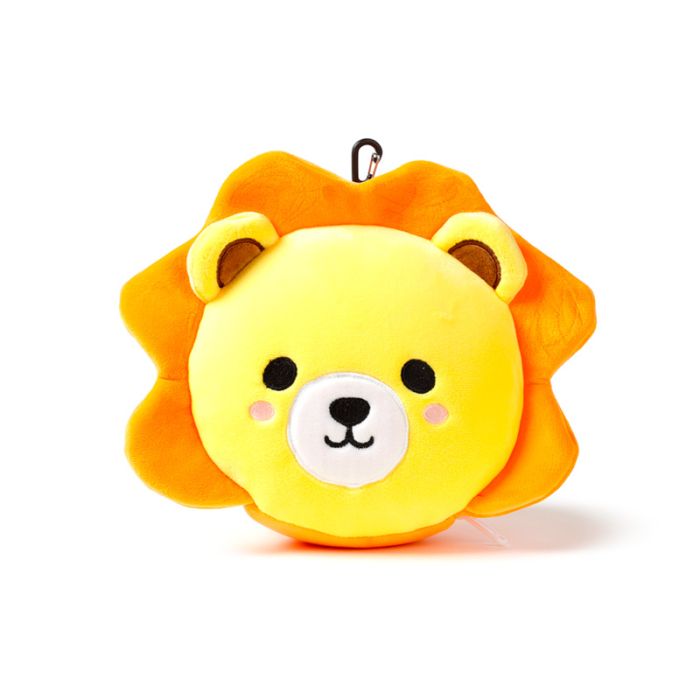 Relaxeazzz Lion Plush Travel Pillow & Eye Mask