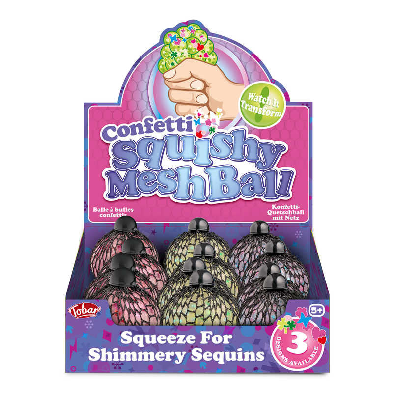 Confetti Squishy Mesh Ball