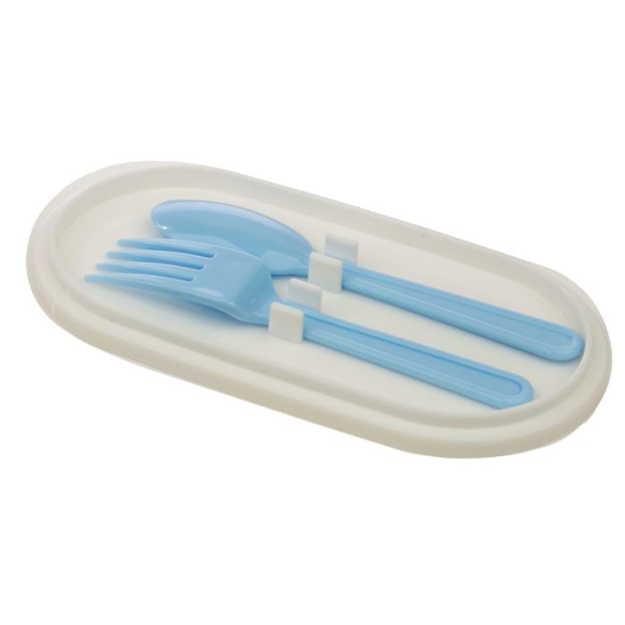 Catch Patch Dog Stacked Bento Box Lunch Box with Cutlery