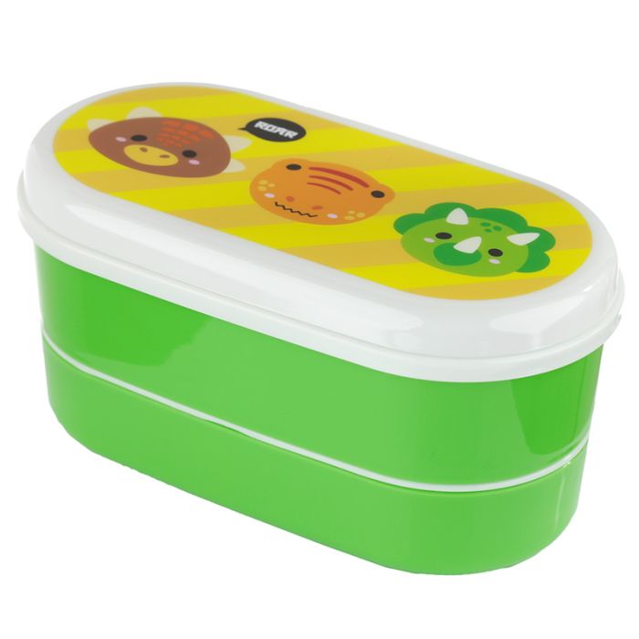 Adoramals Dinosaur Bento Box Lunch Box with Cutlery