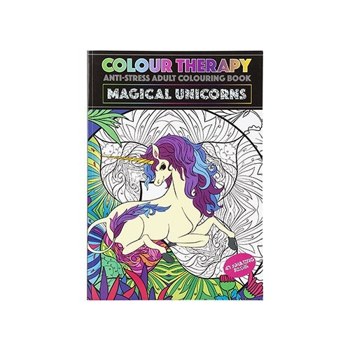 Colour Therapy Book Unicorn Theme A4