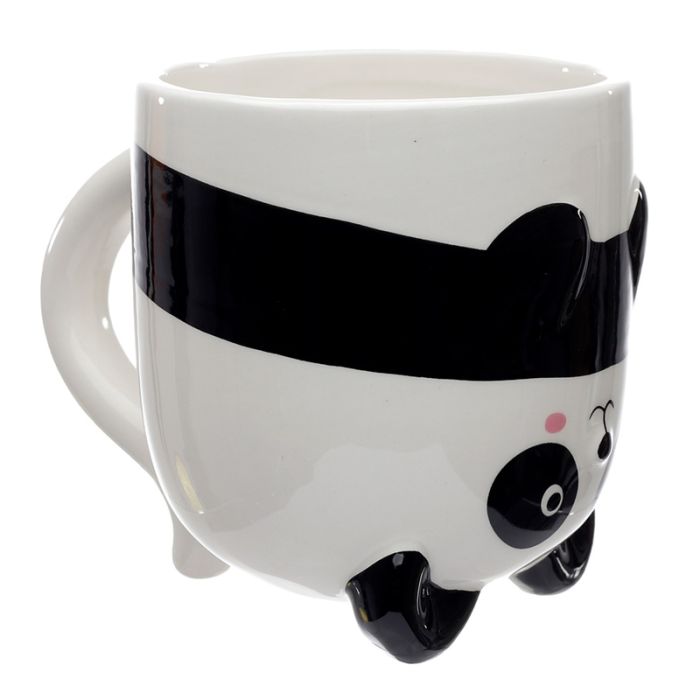 Pandarama Upside Down Ceramic Shaped Mug