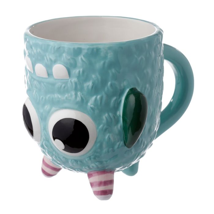 Monstarz Monster Blue Upside Down Ceramic Shaped Mug