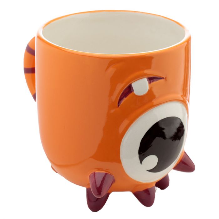 Monstarz Monster Orange Upside Down Ceramic Shaped Mug