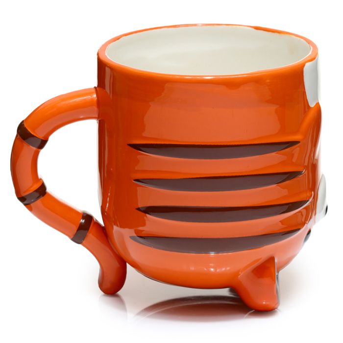 Adoramals Tiger Upside Down Ceramic Shaped Mug