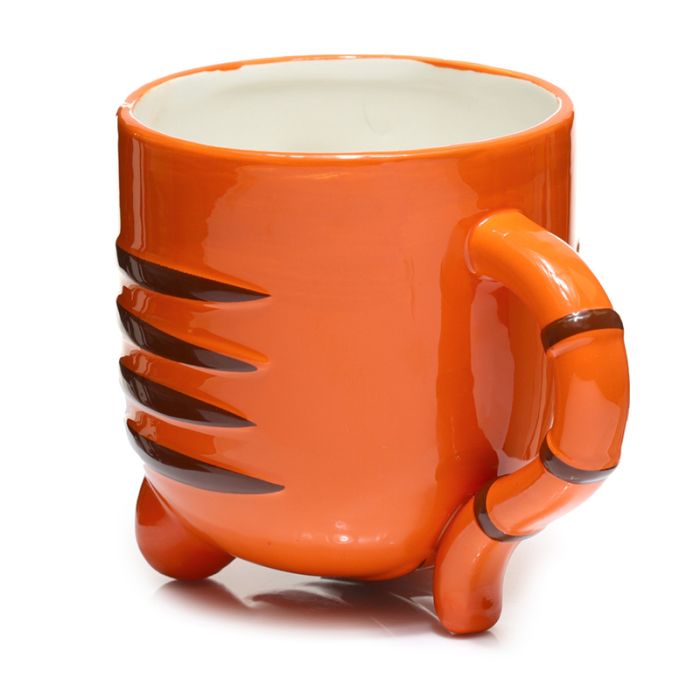 Adoramals Tiger Upside Down Ceramic Shaped Mug