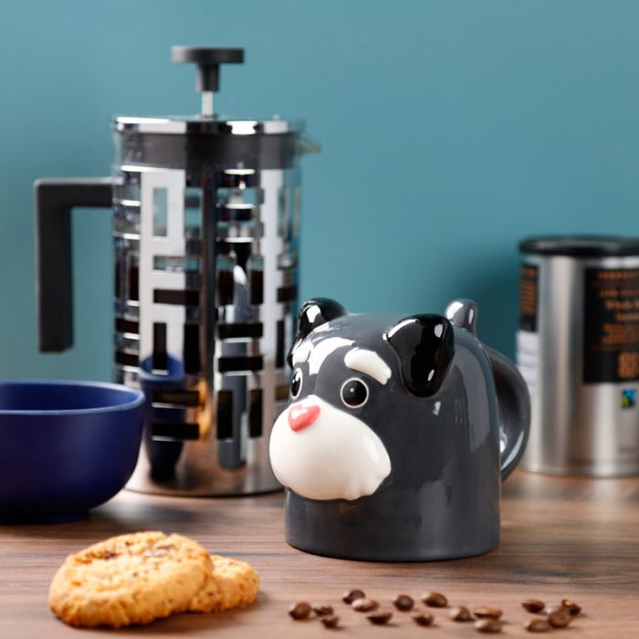 Dog Squad Upside Down Ceramic Shaped Mug