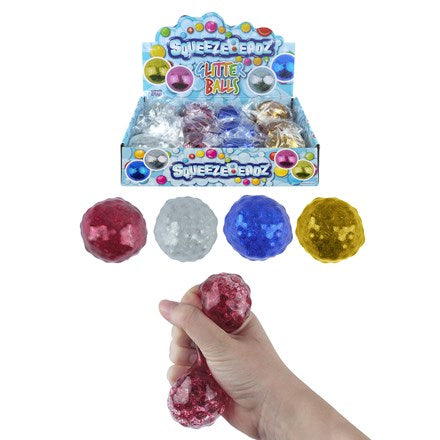 Squeeze Beadz Glitter Ball