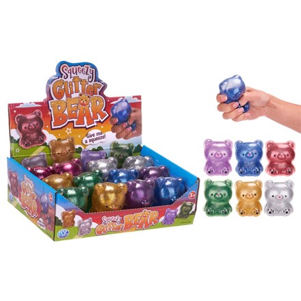 Squeezy Glitter Bear