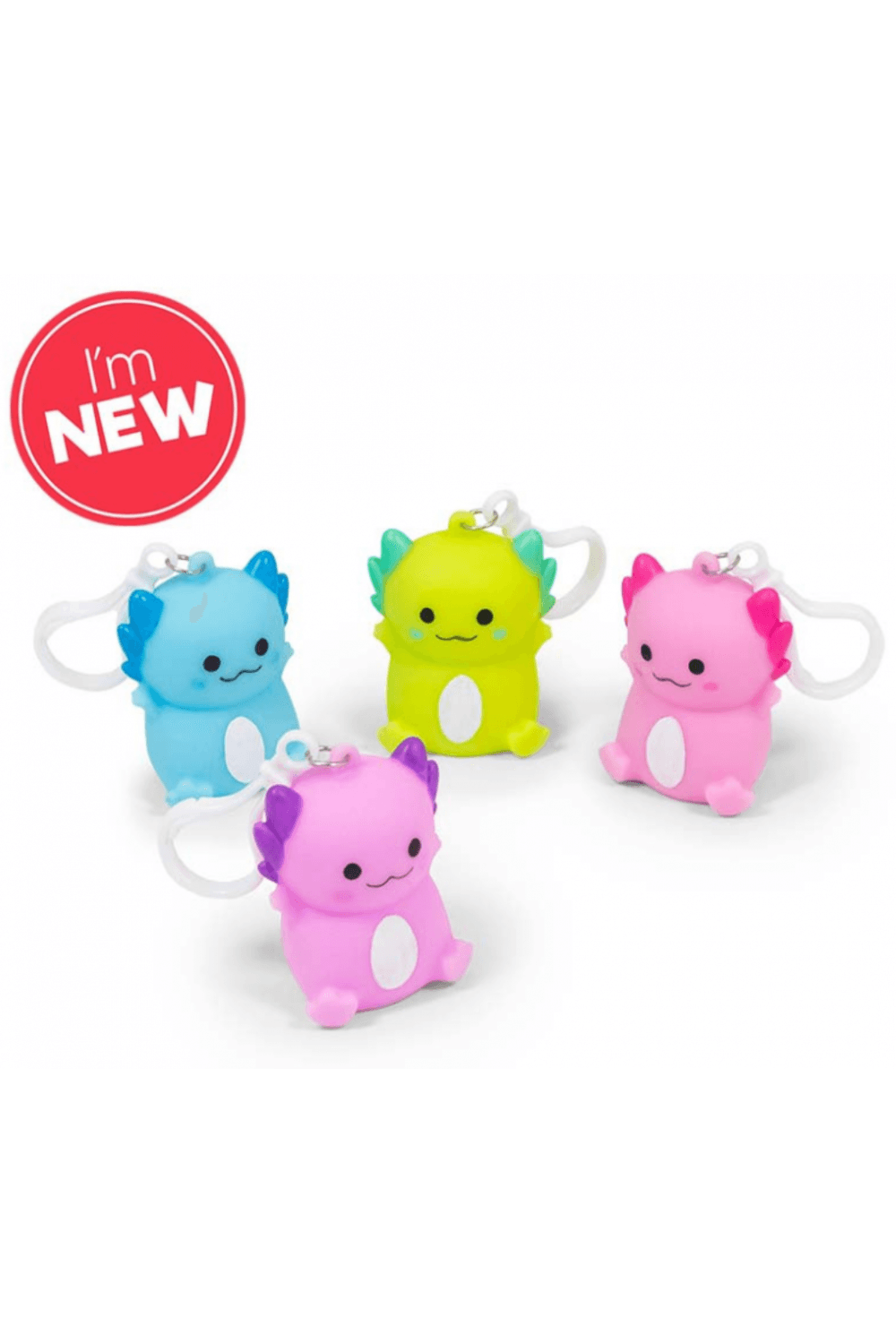 Light Up Axolotl Keychain