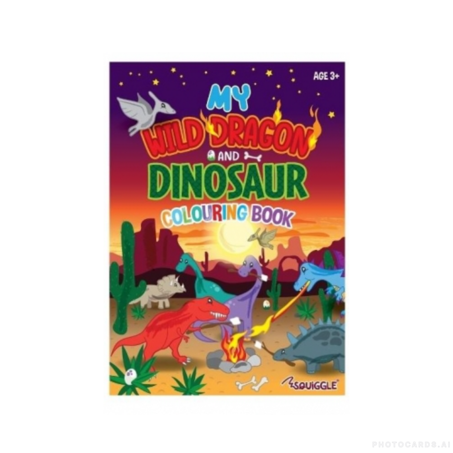 My Wild Dragon & Dinosaur Colouring Book