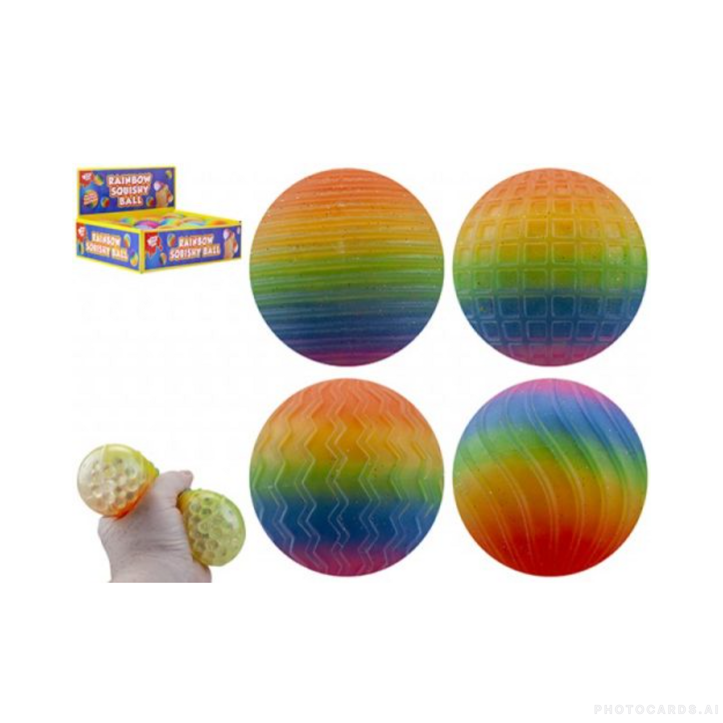 Rainbow Squishy Ball