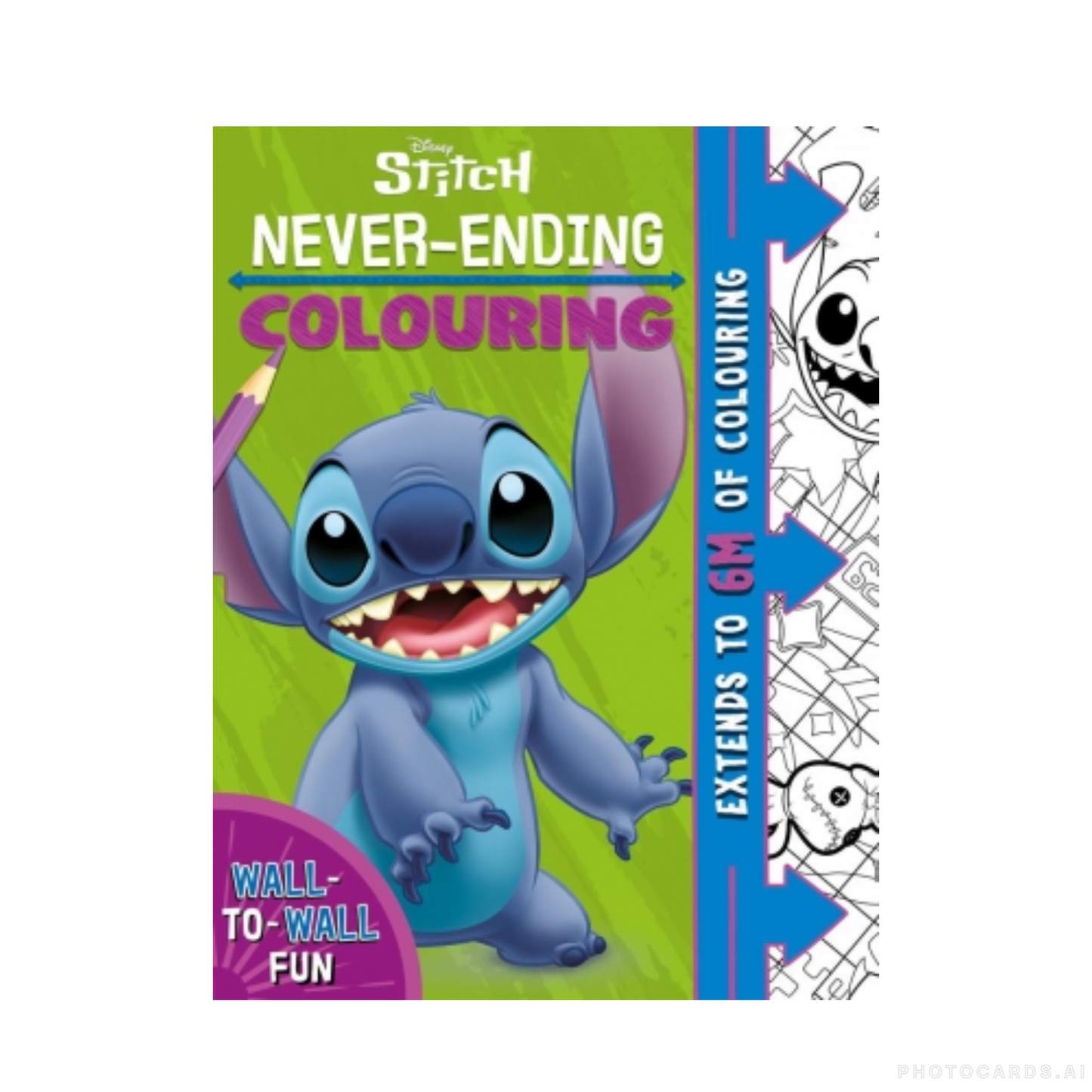 Disney Stitch Never-Ending Colouring