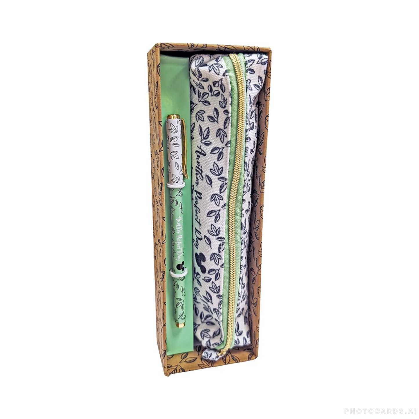 Disney Kraft Floral Pencil Case Set
