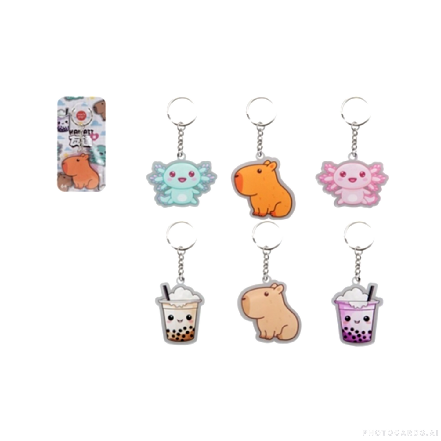 Mochi Pop Kawaii Acrylic Keychains