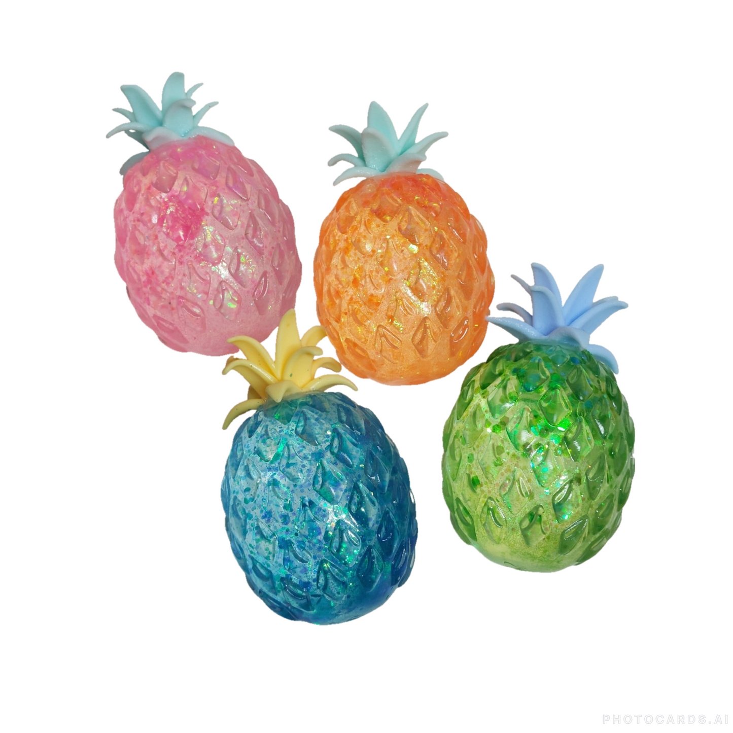 Glitter Sugar Ball Pineapple