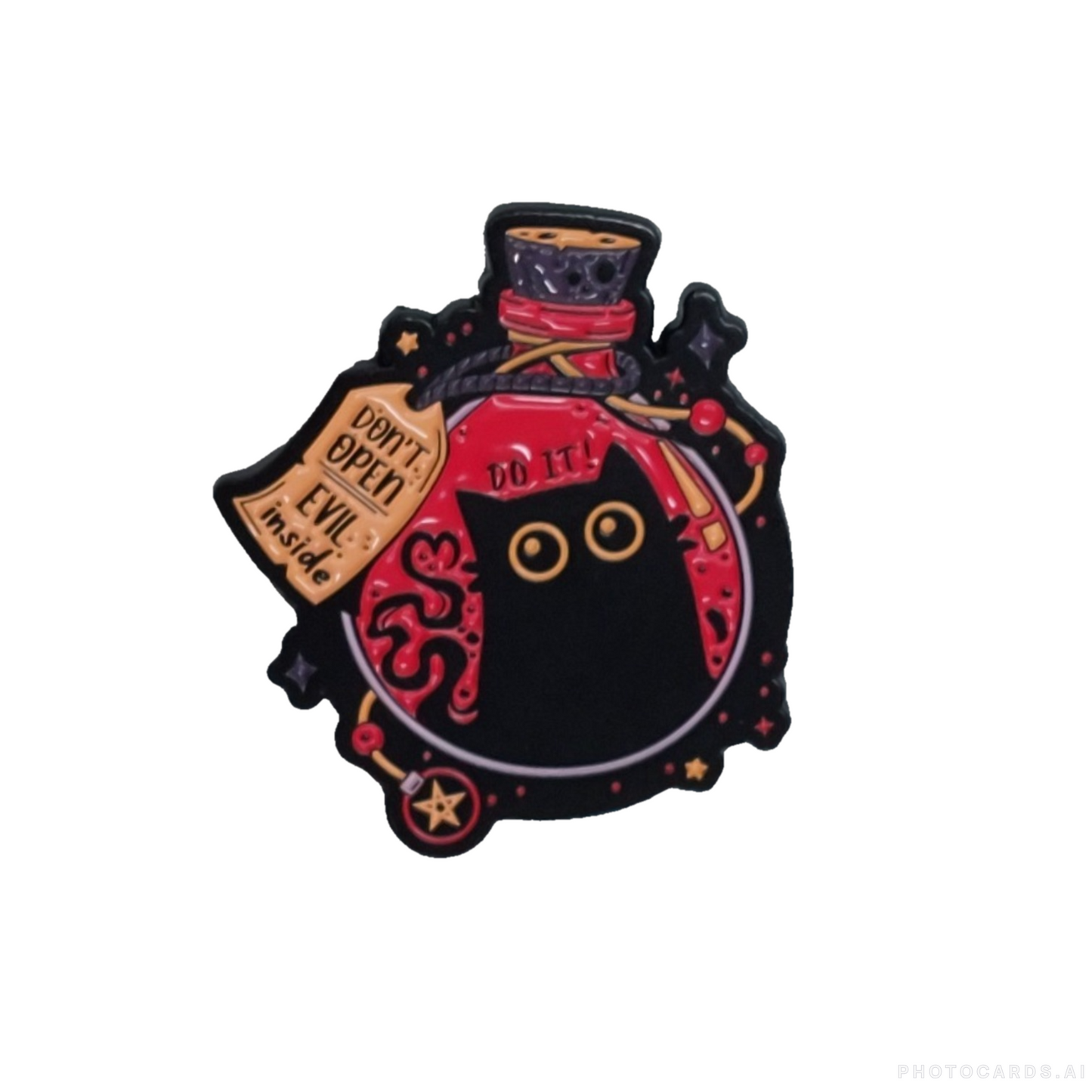 Cat Enamel Pin Badge
