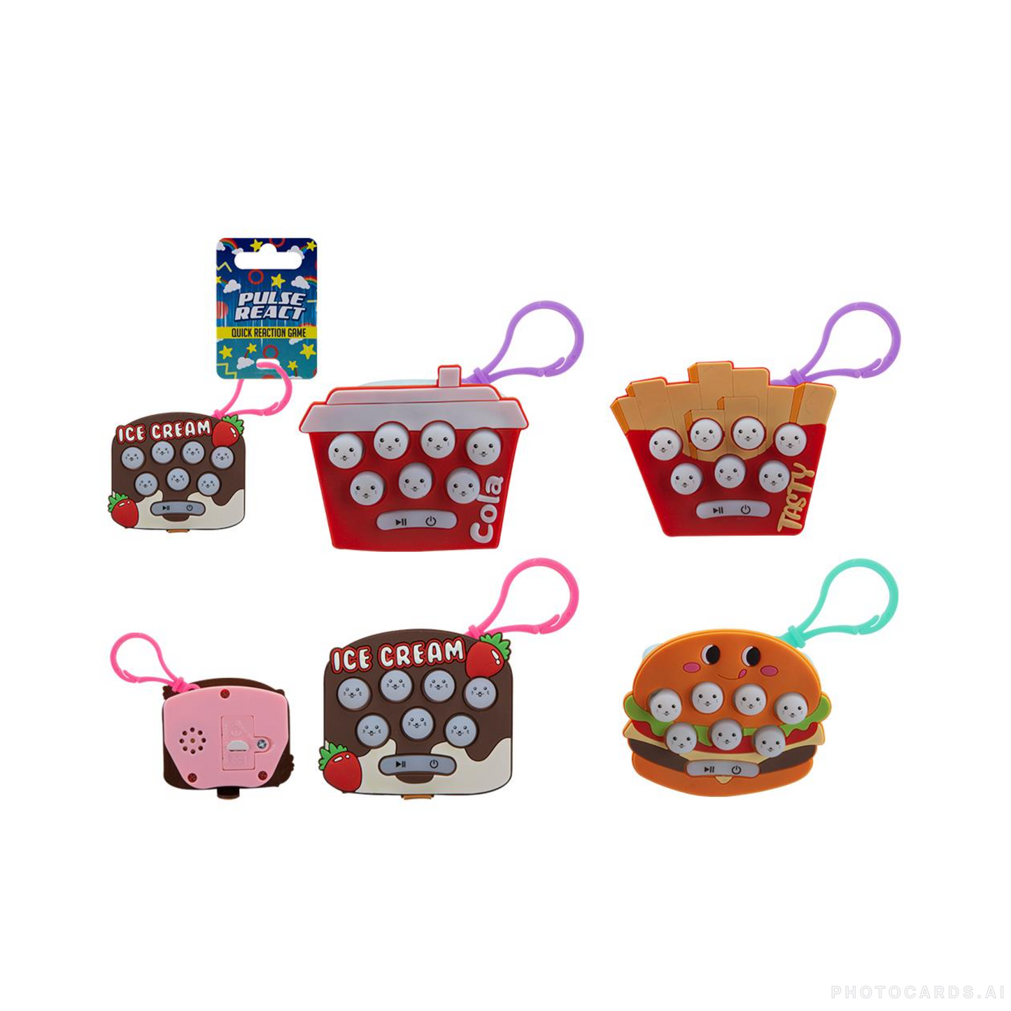 Soft PVC Electronic Game On Clip