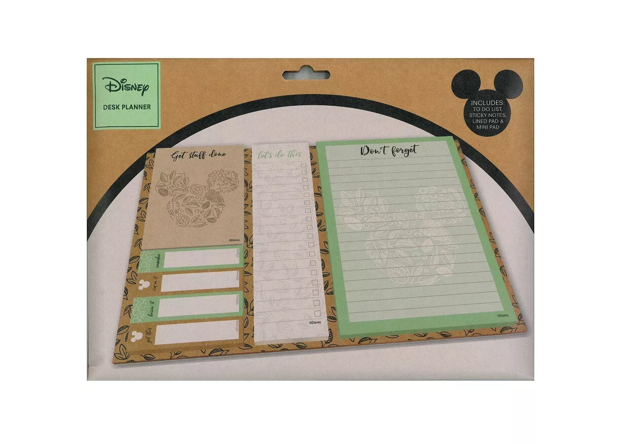 Disney Kraft Floral Desk Planner
