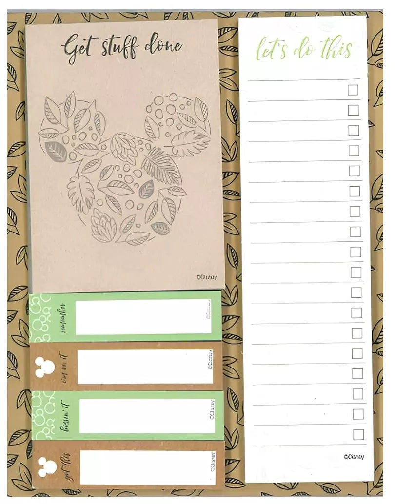 Disney Kraft Floral Desk Planner