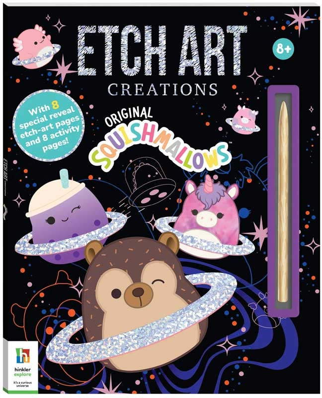 Squishmallows Etch Art Creations Book