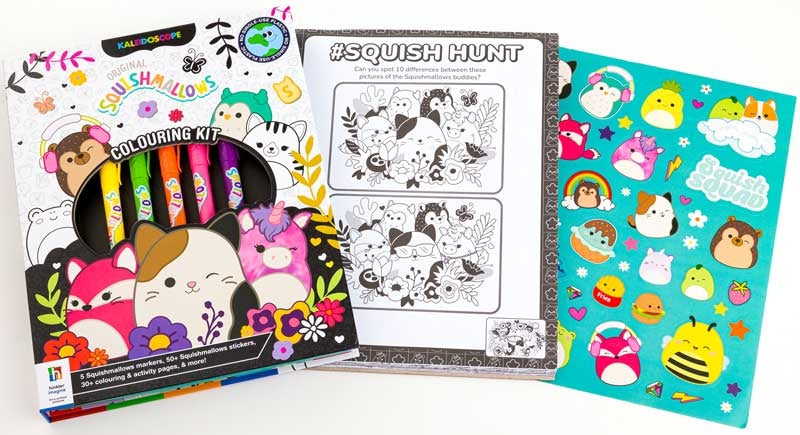 Squishmallows Kaleidoscope Colouring Kit