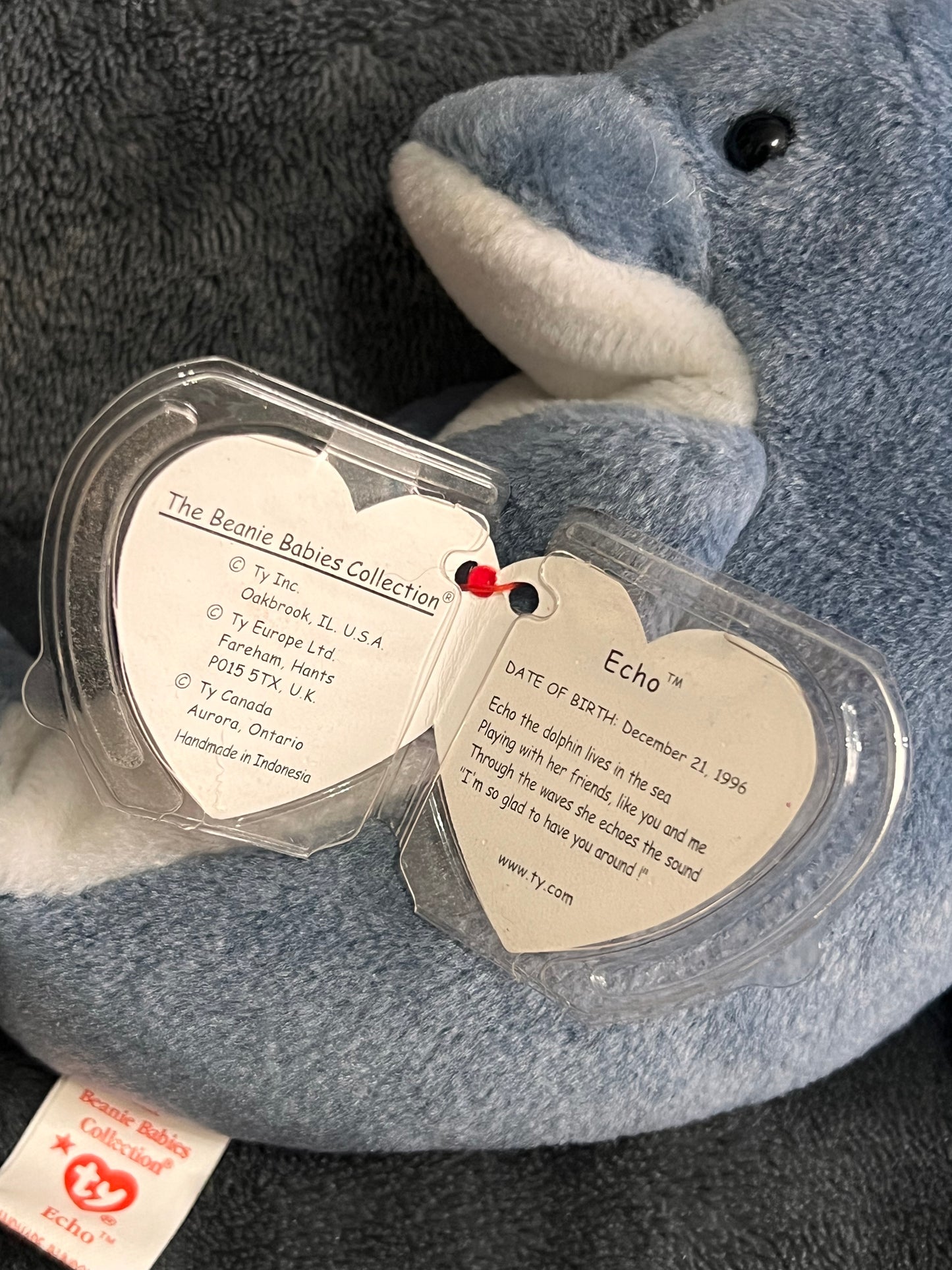 Ty Beanie Baby Echo Vintage ( Pre Loved )