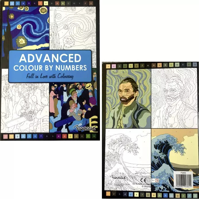 Advanced Colour By Numbers Book
