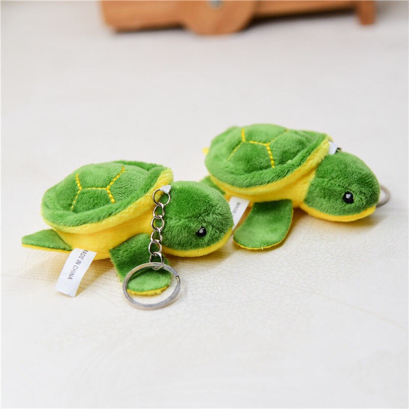 Plush Turtle Keychain