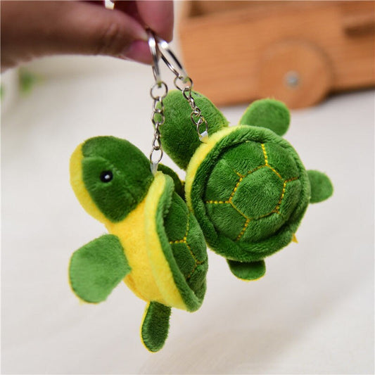 Plush Turtle Keychain