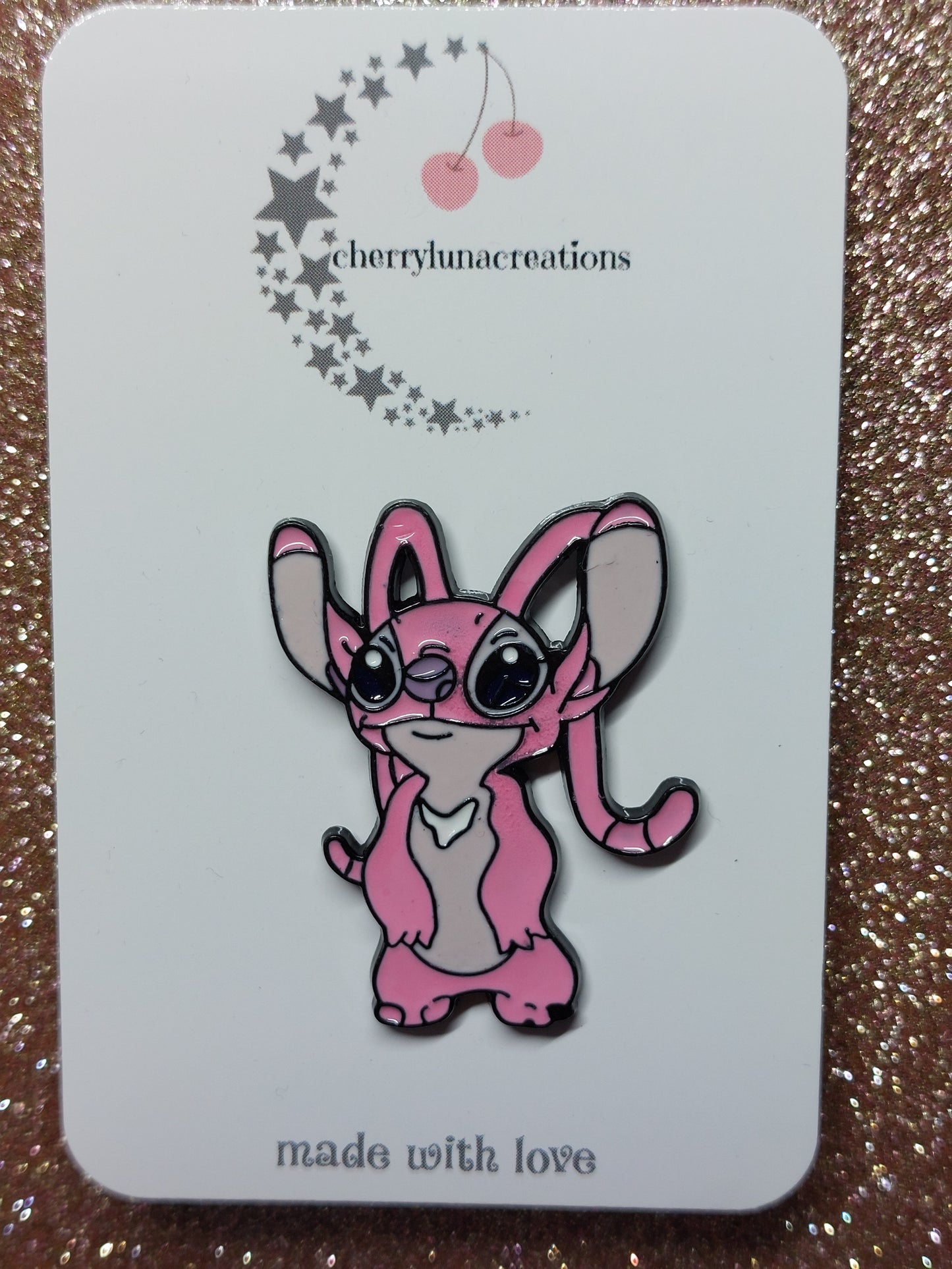 Angel Enamel Pin Badge