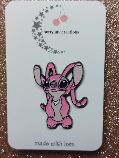 Angel Enamel Pin Badge