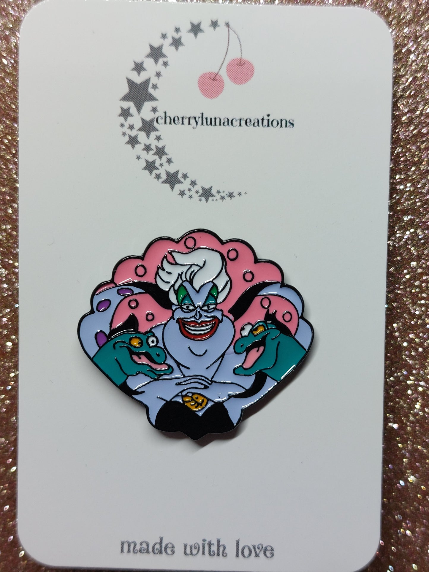 Ursula Enamel Pin Badge