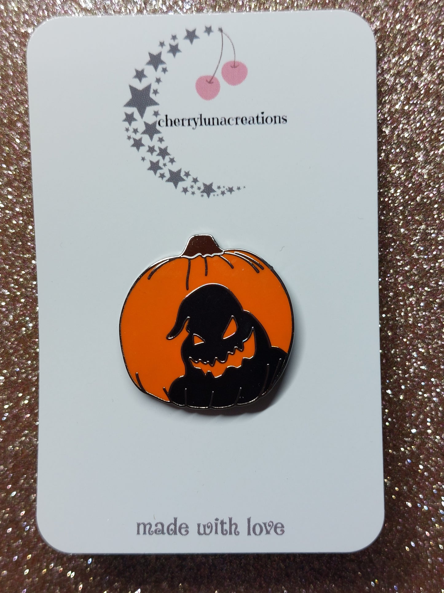Oogie Pumpkin Enamel Pin Badge