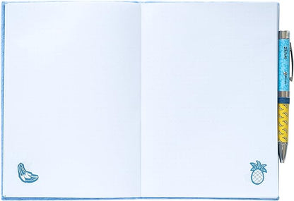 Disney Stitch A5 Plush Cover Notebook With Projector Pen