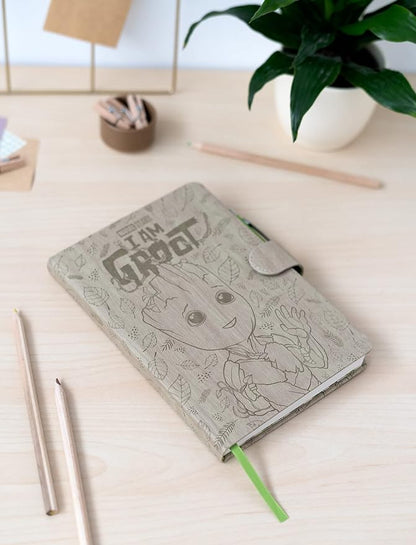 Marvel Groot Premium A5 Notebook With Projector Pen
