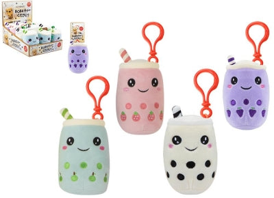 Boba Bubble Tea Plush Clip On 15cm