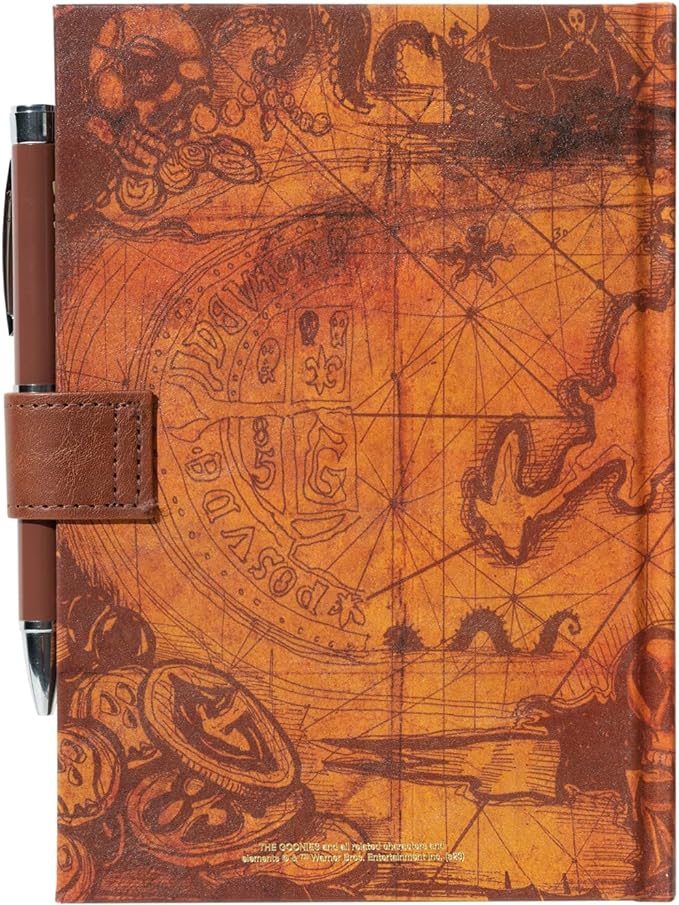 The Goonies Treasure Map Premium A5 Notebook With Projector Pen