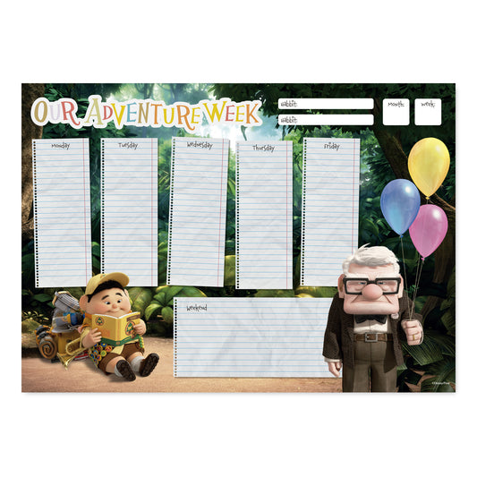 Pixar Up A4 Weekly Planner
