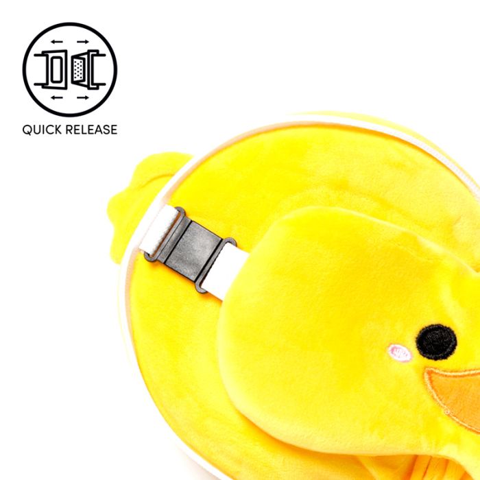 Relaxeazzz Duck Plush Travel Pillow & Eye Mask