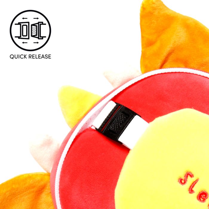 Relaxeazzz Adoramagics Dragon Plush Travel Pillow & Eye Mask