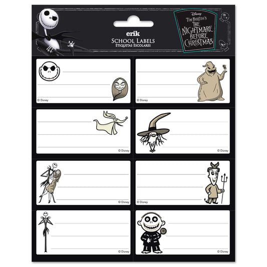 Disney Nightmare Before Christmas Self Adhesive Labels