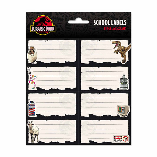 Jurassic Park Self Adhesive Labels
